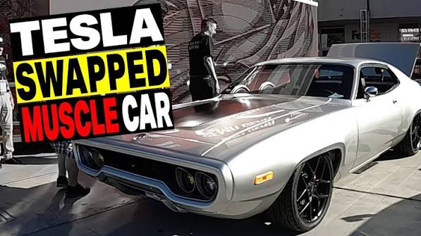 tesla swapped plymouth satellite